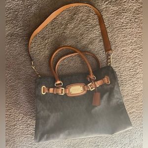 Brown signature Michael kors bag